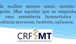 CRF-MT PARABENIZA FARMACÊUTICAS PELO DIA INTERNACIONAL DA MULHER