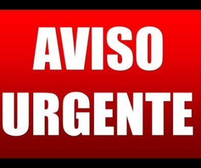 aviso urgente