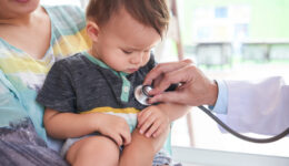 Child at docto'rs office