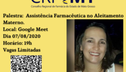 Palestra sobre Assistência Farmacêutica no Aleitamento Materno. Local_ Google Meet Dia 07_08_2020 Horário_ 19h Vagas Limitadas (2)