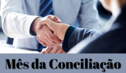 Mês da conciliação