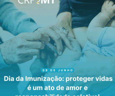 Post instagram dia nacional da vacinação moderno azul e branco (Post para Instagram)