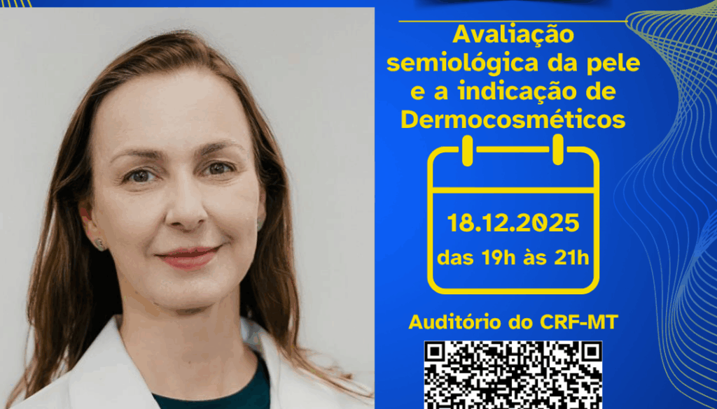 Ilustração simples azul e amarelo hoje tem palestra post pra instagram