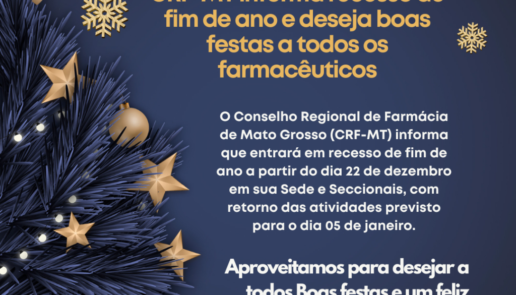 Post do instagram sobre recesso moderno em azul